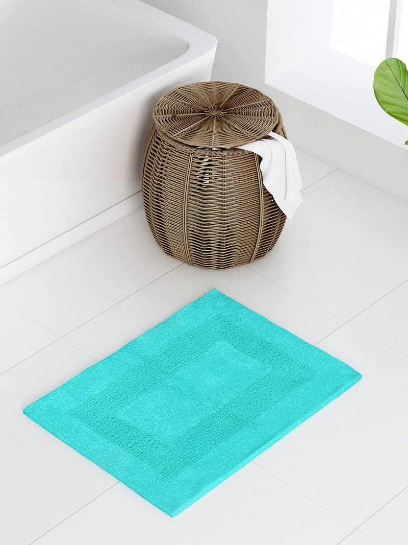 AZURE - BATH MAT AQUAMARINE