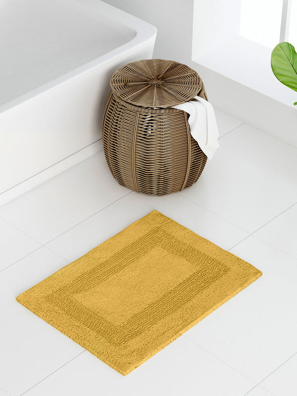 AZURE - BATH MAT MUSTARD