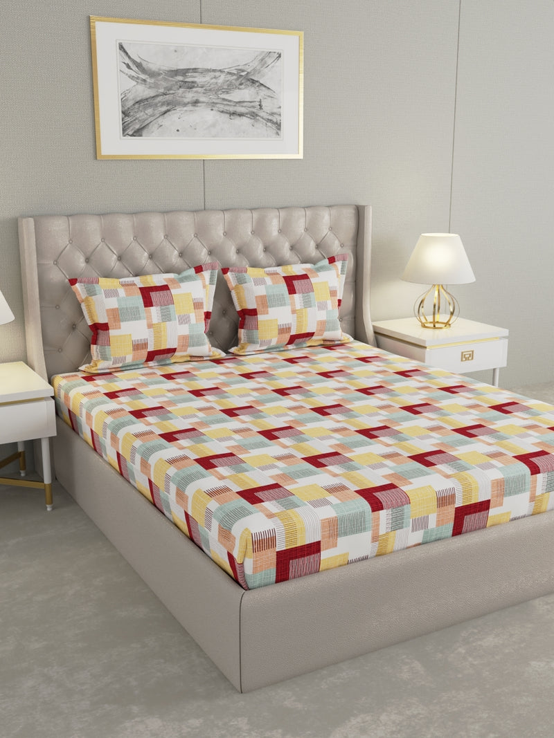 COZZY - 100% Cotton Double Bed Sheet