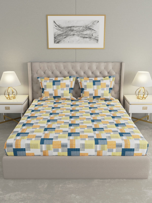 COZZY - 100% Cotton Double Bed Sheet