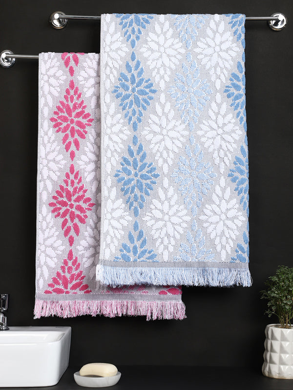 BIJOYS Jacquard Bath Towel with Lurex  - Raymond Home Gifting Collection