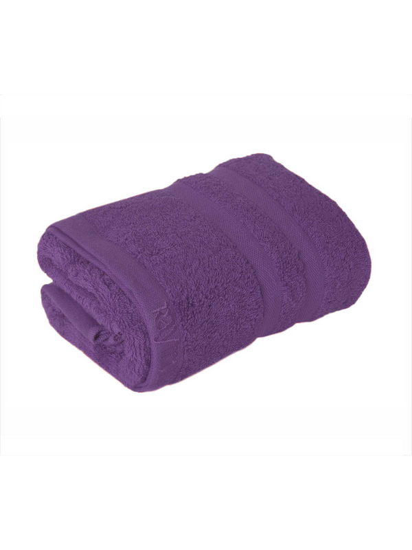 BB-  100% Cotton Medium Bath Towel Eggplant