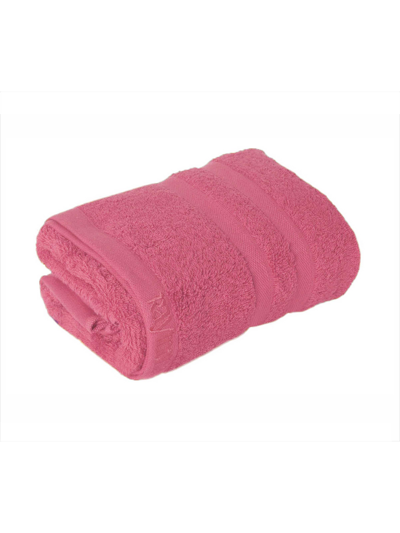 BB-  100% Cotton Medium Bath Towel Dark Pink