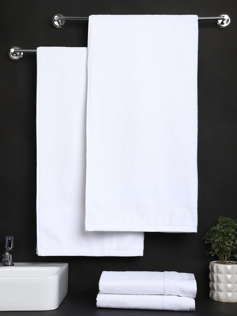 CHERIE Velour Border Bath Towel   - Raymond Home Gifting Collection