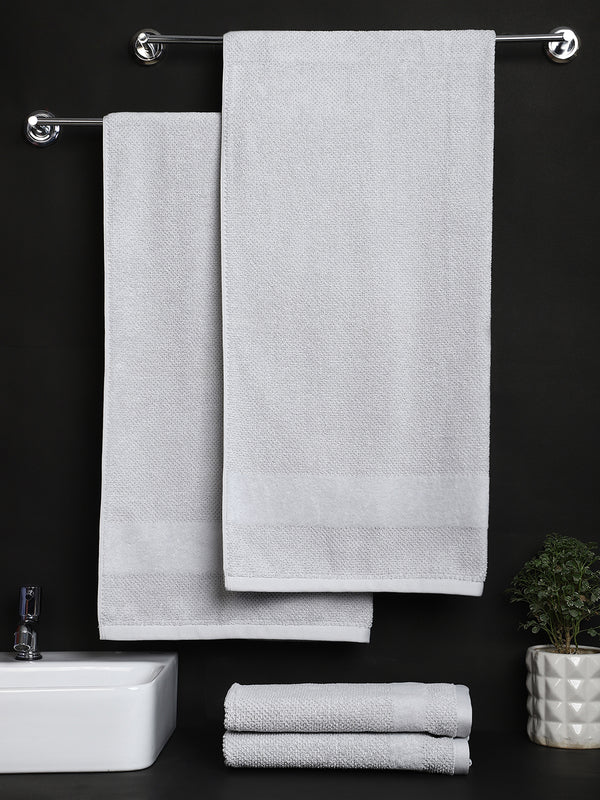 CHERIE Velour Border Bath Towel   - Raymond Home Gifting Collection