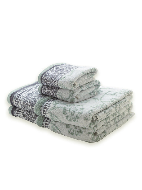 ENVIE Jacquard Velour Bath Towel   - Raymond Home Gifting Collection